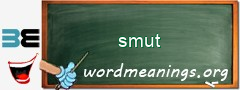 WordMeaning blackboard for smut